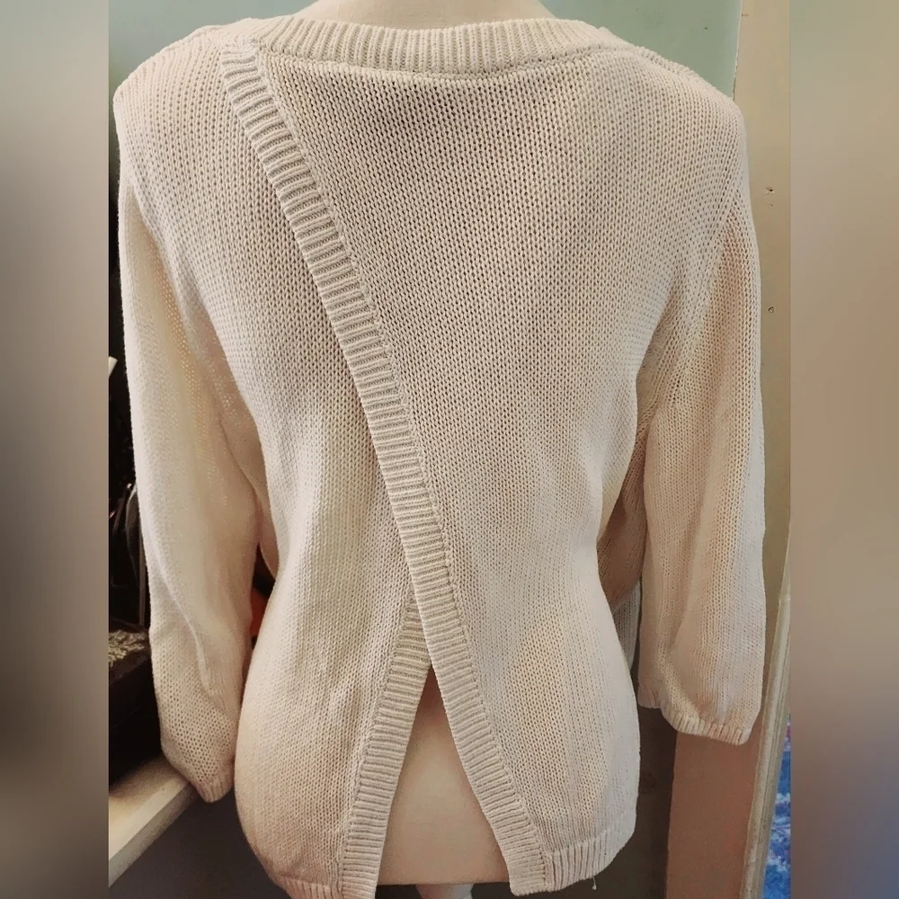 BANANA REPUBLIC BACK LAYERED SWEATER